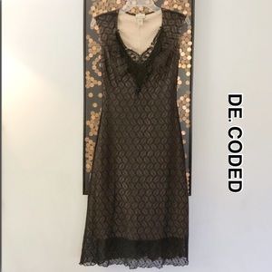 De Coded Lace body-con Dress